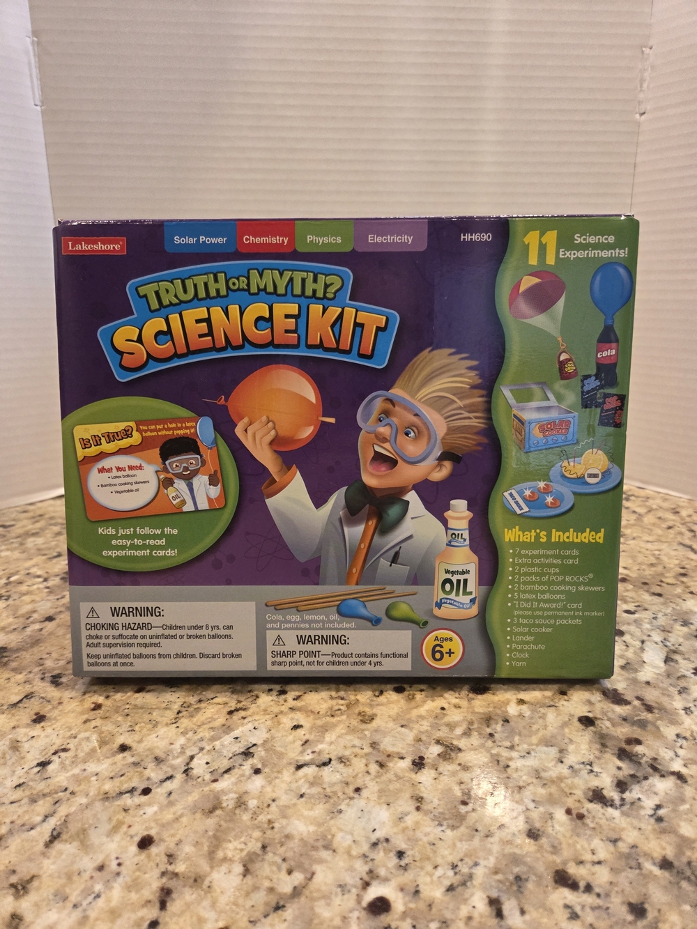 Lakeshore Truth or Myth Science Kit Child Stem Activity Experiments Homeschool